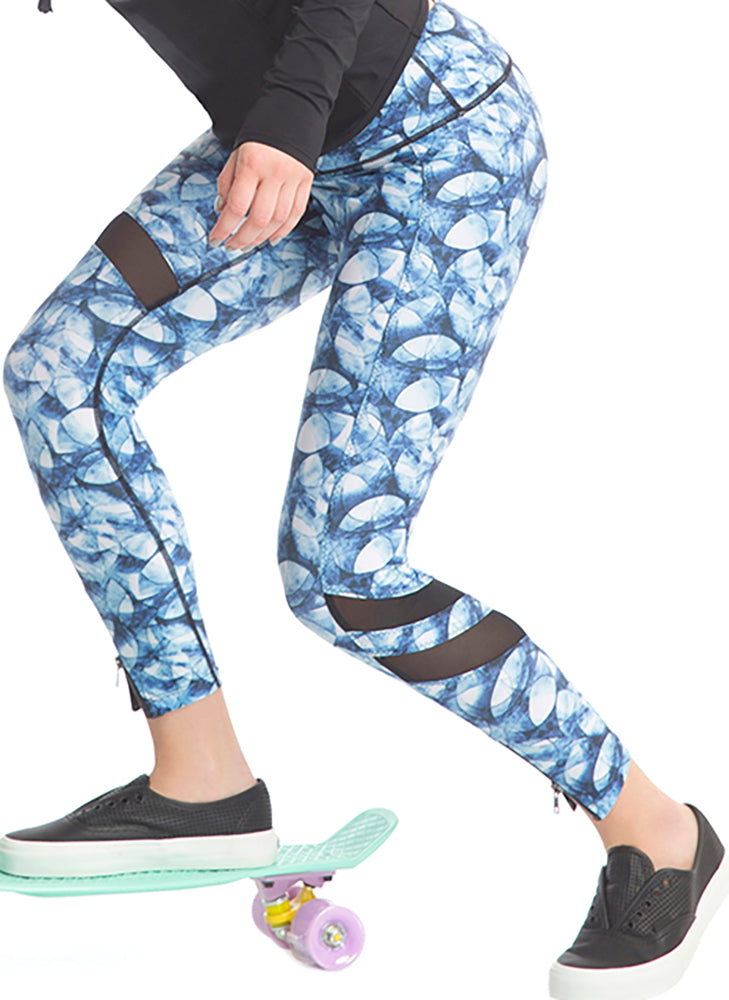 RUSHCUTTER 7/8 TIGHT // TECHTONIC & BLACK - Nayali - Activewear for A-G Cup