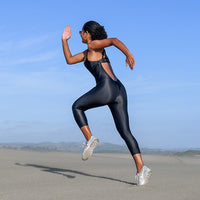 BRIGHTON 1PC JUMPSUIT // BLACK - Nayali - Activewear for A-G Cup