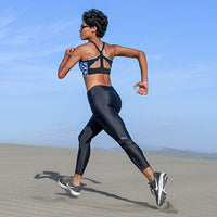 RUSHCUTTER 7/8 TIGHT // BLACK & BLACK - Nayali - Activewear for A-G Cup